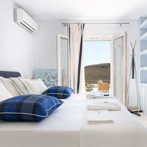 Villa in Syros | Blue Bedroom 2